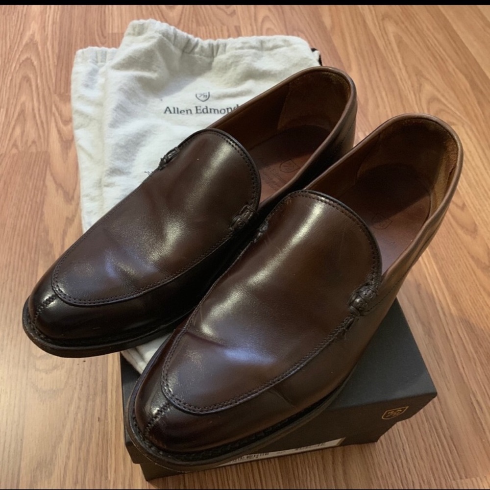 Allen Edmonds Leather Split-Toe Loafers